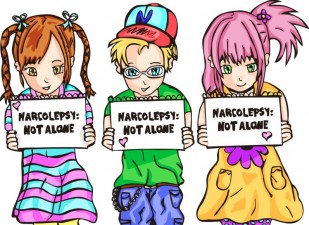 Narcolepsy Not Alone Kids, April, Scarlett and Lee – United Kingdom