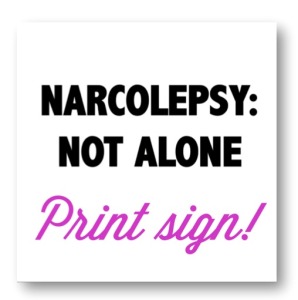 narcolepsy not alone campaign